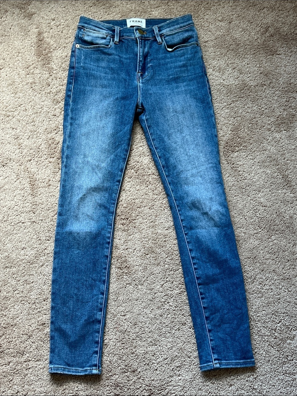 Frame Le High Skinny Crop Jeans
